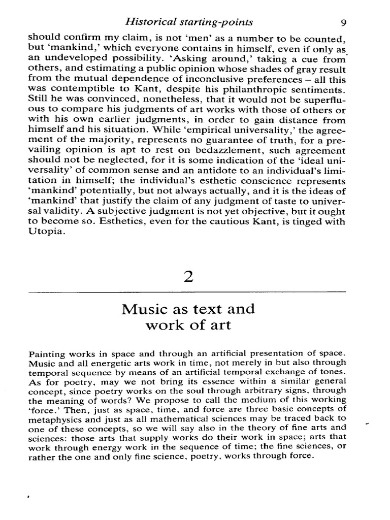 Carl Dahlhaus PDF Aesthetics Perfection