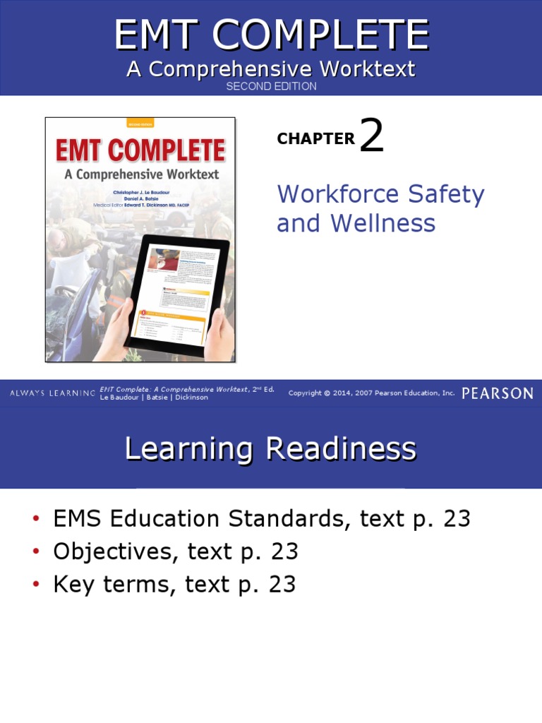 ch02 (Lecture) Workforce Safety and Wellness PDF Dangerous Goods