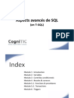 T-SQL - Procédural - Cours