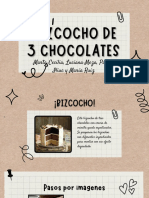 Bizcocho de 3 Chocolates