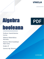 Resumen Algebra Booleana