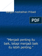 Bangun Keshalihan Pribadi