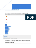 Profesor Rodrigo Delaveau habla sobre indemnización por lucro cesante en expropiaciones