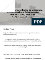 Conduta Lícita e Ilícita No Exercício Profissional