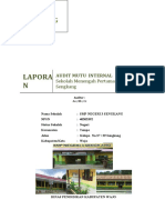 Format Laporan Audit Mutu Internal Sekolah