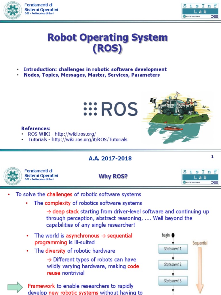 ROSIntroduction, ROS Graph Concepts PDF Computing Software