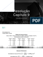 Resolução Capítulo 9