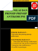 Nilai & Prinsip Antikorupsi