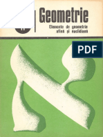 Alef0 Geometrie. Elemente de Geometrie Afina Si Euclidiana (II) - C. Gauthier Et Al (1974)