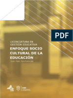 Enfoque Socio Cultural de La Educación 2