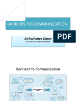 Barriers To Communication