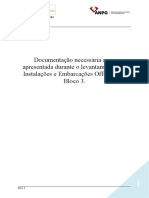 Documentação Necessária A Ser Apresentada Durante o Levantamento Das Instalações Offshore Do Bloco 3 e Embarcações Rev 2 PT