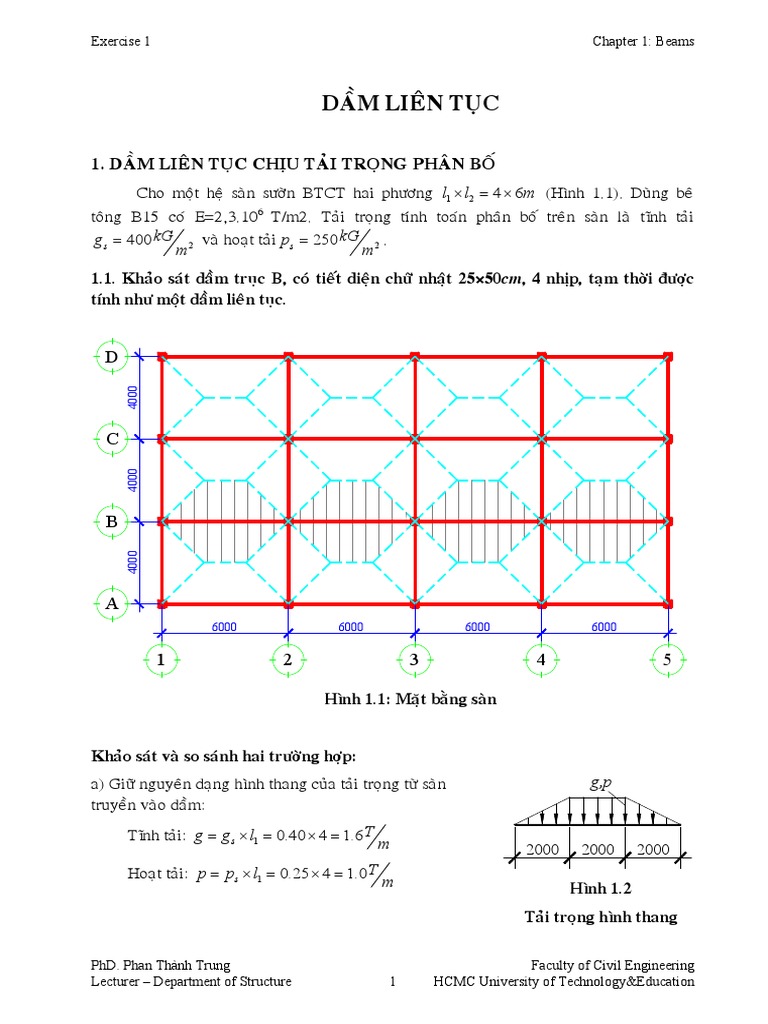 Structural Analysis of Beams Exercise | PDF