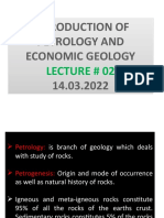 Petrology and Econ. Minor 14th March 2022