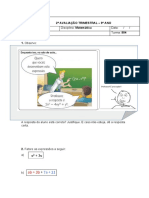 2 Avaliação Trimestral-9ºano