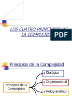 Los cuatro principios de la complejidad: dialógico, organizacional, hologramático y sistémico