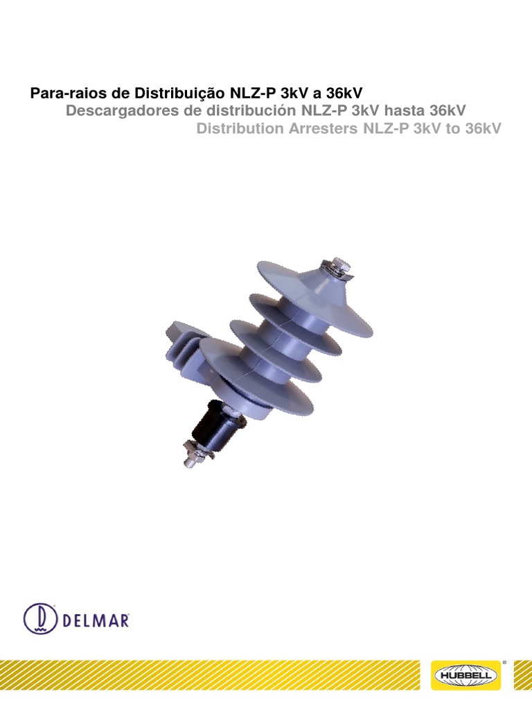 Pararrayos Polimerico - Delmar | PDF | Componentes elétricos ...