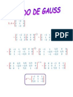 Algebra Lineal Mtodo de Gauss