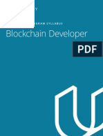 Blockchain Developer Nanodegree Program Syllabus