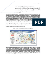 Disaster Mitigation Using GIS and RS