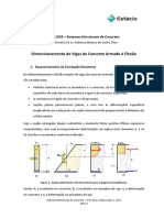 Extra 01 - Dimensionamento À Flexão Simples de Seções Retangulares de Concreto Armado