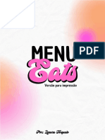 Menu Eats - Impressão