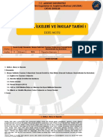 1hft Ataturk Ilkeleri Ve Inkilap Tarihi I - Ders Notu