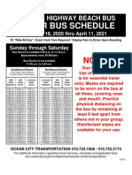 Winter Bus Schedule