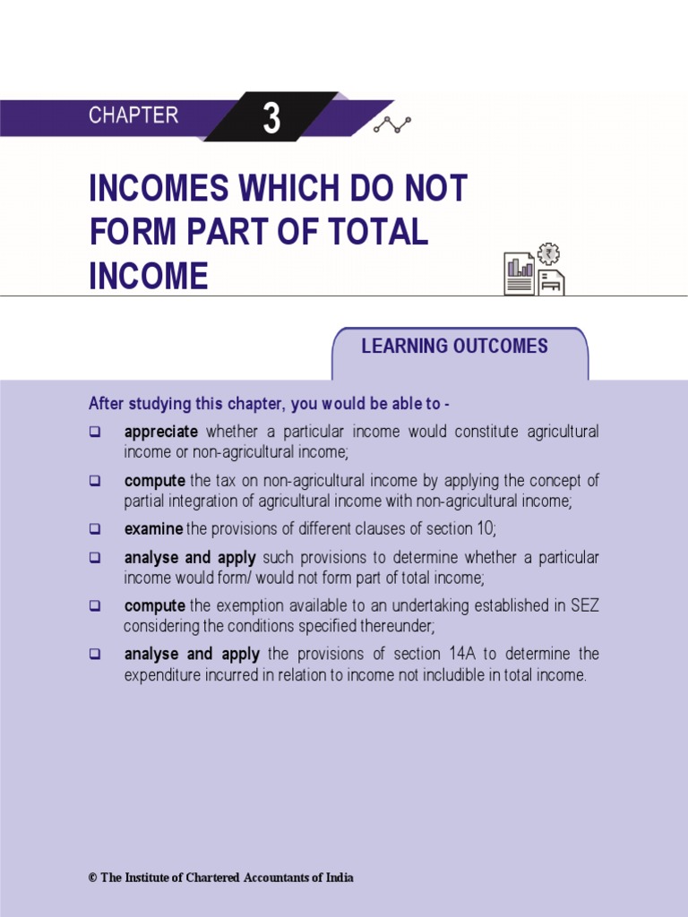 Incomes Which Do Not Form Part of Total Income: After Studying This ...