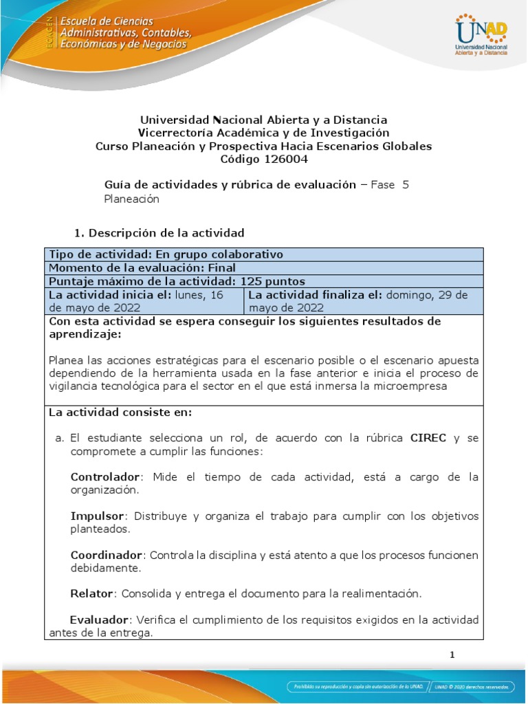 Guia de Actividades y Rúbrica de Evaluación-Unidad 3-Vigilancia ...