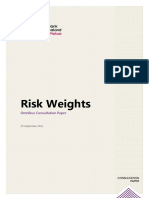 RBNZ Risk Weights Omnibus Consultation Paper