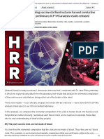 EXCLUSIVE: Self-Assembling Vaccine Clot Biostructures Harvest Conductive Metals From Your Blood - Preliminary ICP-MS Analysis Results Released