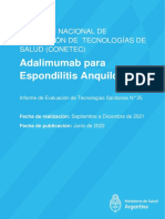 Informe 25 Conetec-Adalimumab para Espondilitis Anquilosante