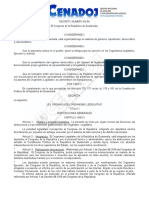 Dto. 63-94 Ley Orgánica Del Organismo Legislativo (Última Ref. 35-2016)