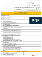 Questionnaire Préliminaire de L'évaluation HSE Des Sous-Traitants