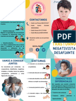 Trastornos Negativista Desafiante 