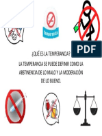 ¿Qué Es La Temperancia? La Temperancia Se Puede Definir Como La Abstinencia de Lo Malo Y La Moderación de Lo Bueno