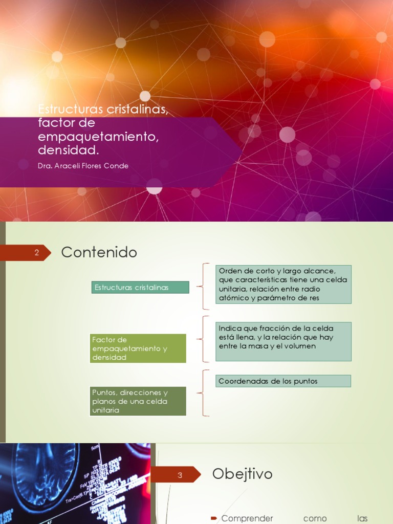 Clase 4Estruturas Critsalinas, Factor de Empaquetamiento Atómico