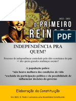 Independência controlada e Constituição outorgada 1822-1831