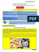 Actividad 01 - Eda 05-Cuarto - Ecuaciones e Inecuaciones