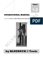 Operational Manual 10 - Core Drill
