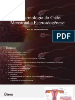 Aula 2 - Endocrinologia do ciclo menstrual e esteroidogênese