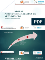 Cómo Elaborar Productos Academicos de Alto Impacto