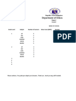 Paoay District Report Diagnostic Test