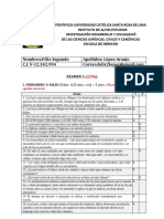 Examen de Derecho Canonico - Felix Lopez PDF