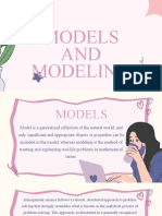 Models and Modeling