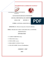 Act. Nº10 - Pruebas de Cargo y Descargo de La Auditoria Administrativa - Investigación Formativa - Equipo Nº1