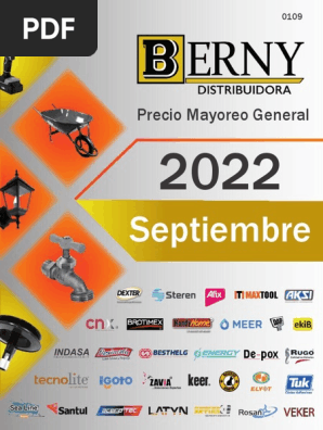 ピコ Catálogo Berny Septiembre 2022 | PDF | Materiales | Bienes