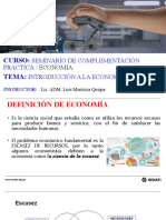 Semana 1 - Economía