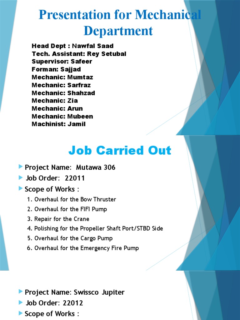 MECHANICAL PRESENTATION TOPICS PDF visual data 3